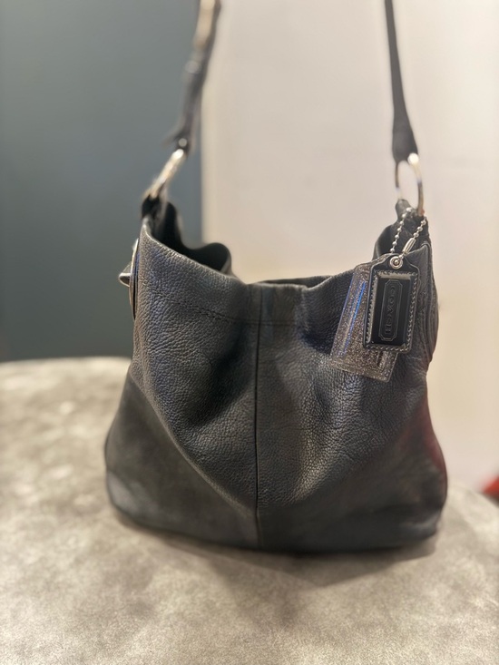 Coach Handbags - Coach 2011 Penelope, with 2 Coach Tags ,J1173-F16545, Black Pebbled Leather Bag